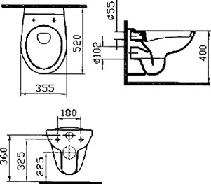 Унитаз Vitra Normus [9773B003-7203]
