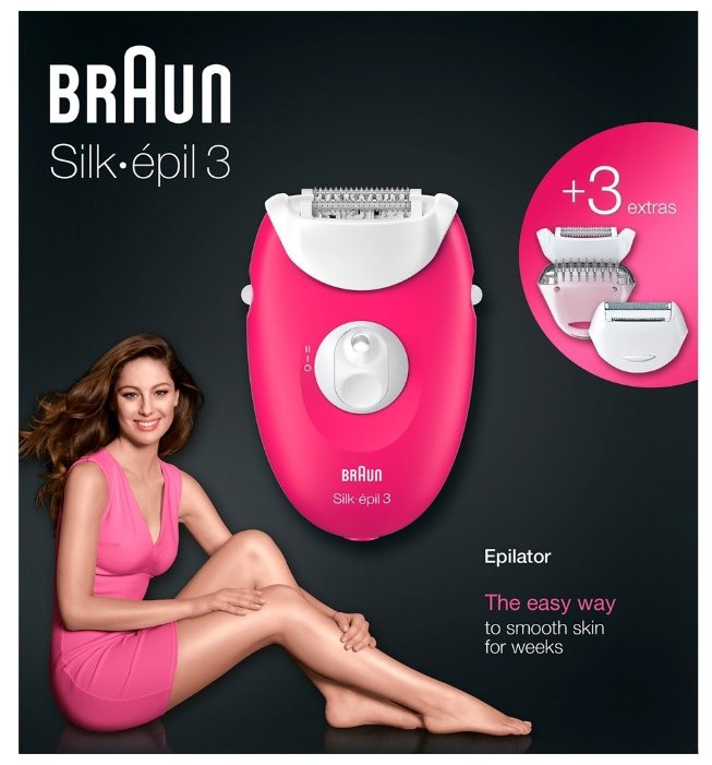 Braun 3410 Silk-epil 3 Legs & body