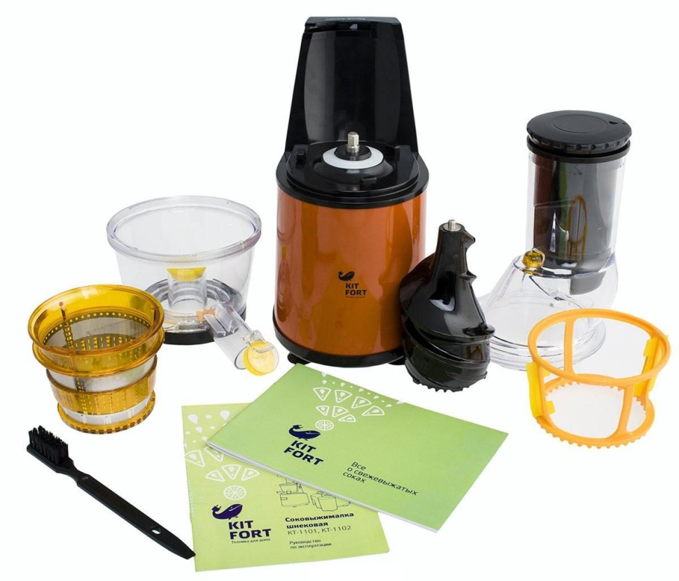 Соковыжималка Kitfort KT-1102-1 (Orange) Соковыжималка Kitfort KT-1102-1 (Orange)
