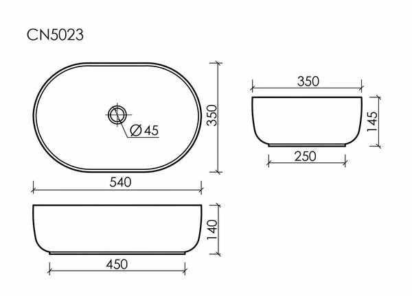 Умывальник Ceramica Nova Element CN5023