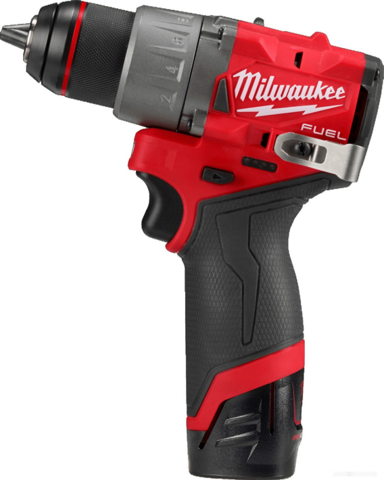 Дрель-шуруповерт Milwaukee M12 FUEL M12FDD2-202X 4933479873 (с 2-мя АКБ 2 Ач, кейс)