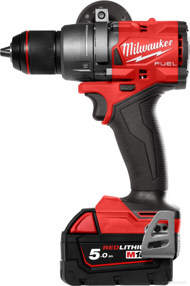 Дрель-шуруповерт Milwaukee M18 FUEL M18FDD3-502X 4933479863 (с 2-мя АКБ 5 Ач, кейс)