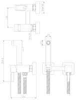 Смеситель Rossinka Silvermix X25-54