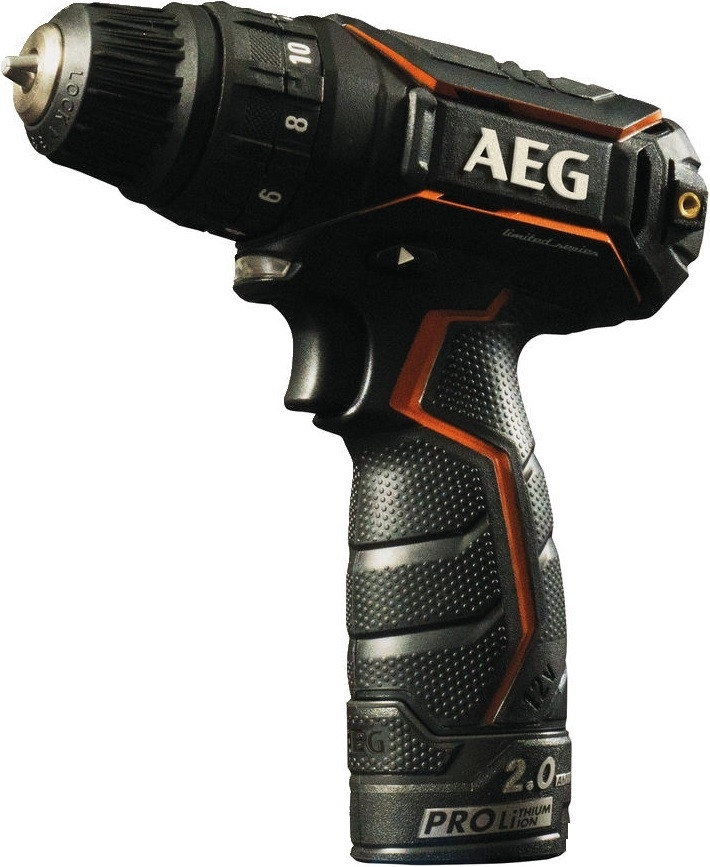 Дрель-шуруповерт AEG BS 12C2LE Li-202X 4935464412 (с 2-мя АКБ)