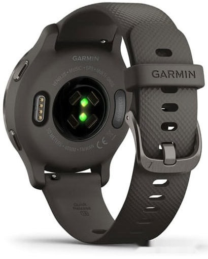 Умные часы Garmin Venu 2S (сланцевая нержавеющая сталь/черный)