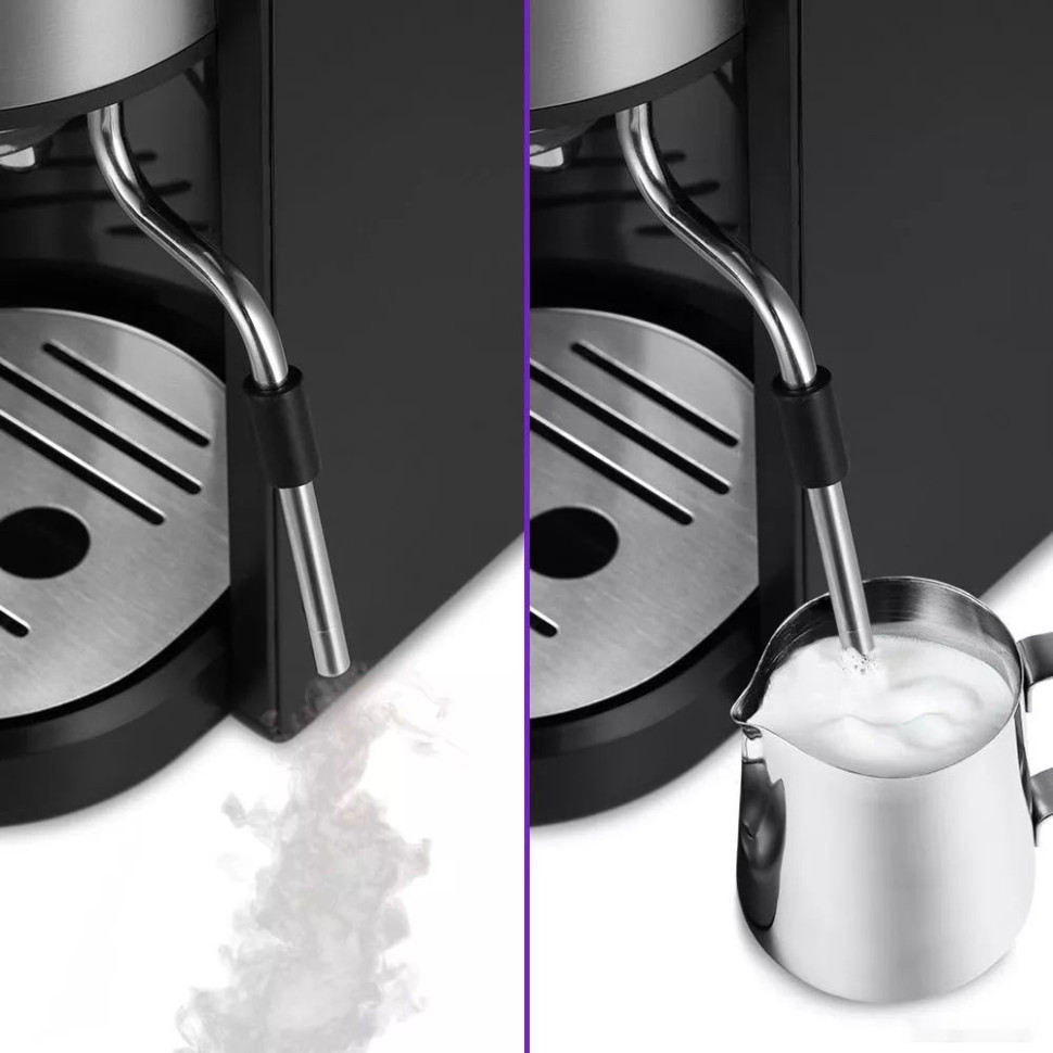 Рожковая кофеварка Kitfort KT-7137 Рожковая кофеварка Kitfort KT-7137