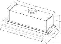 Вытяжка Korting KHP 9815 GN