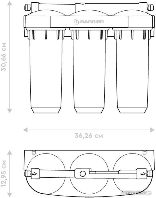 Стационарная система "под мойкой" Барьер Профи Жесткость Х2 Стационарная система "под мойкой" Барьер Профи Жесткость Х2
