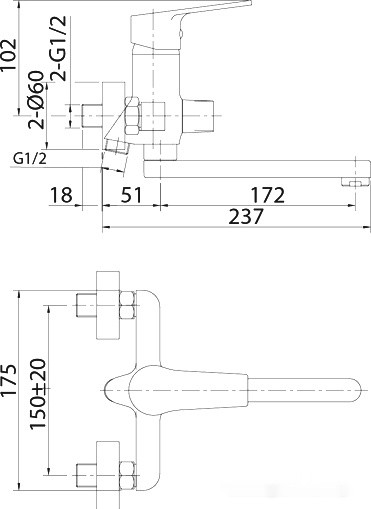 Смеситель Milardo Helic HELSB02M02