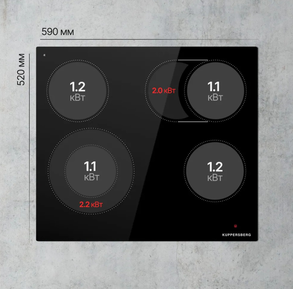 Варочная панель Kuppersberg ECS 624 Варочная панель Kuppersberg ECS 624