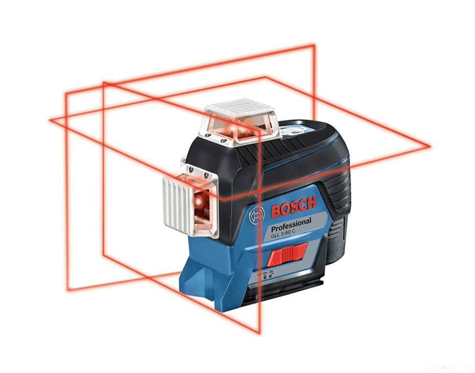 Лазерный нивелир Bosch GLL 3-80 C Professional 0601063R05 (с АКБ и держателем BM 1) Лазерный нивелир Bosch GLL 3-80 C Professional 0601063R05 (с АКБ и держателем BM 1)