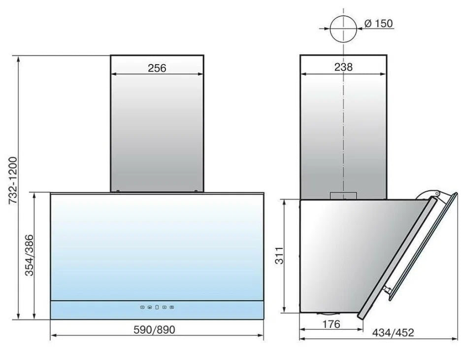 Вытяжка Elikor Жемчуг S4 90П-700-Е4Д (Антрацит/Черный) Вытяжка Elikor Жемчуг S4 90П-700-Е4Д (Антрацит/Черный)