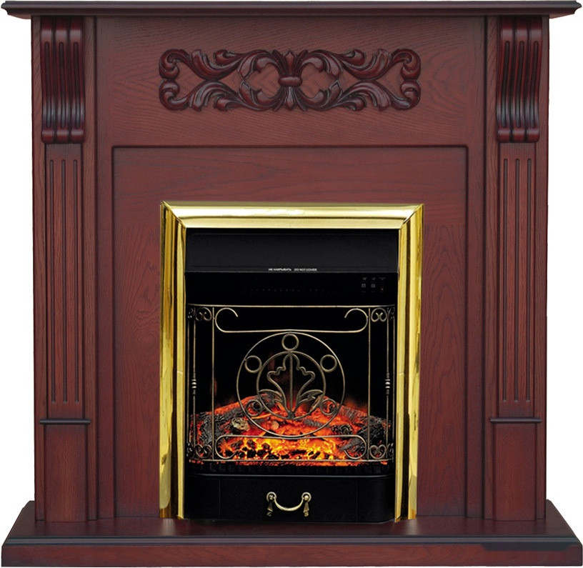 Камин Smolcom Venice STD-ASP (махагон коричневый антик) Камин Smolcom Venice STD-ASP (махагон коричневый антик)