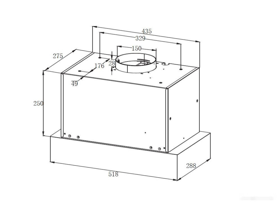 Вытяжка Zorg Bona 1000 52 M (нержавеющая сталь) Вытяжка Zorg Bona 1000 52 M (нержавеющая сталь)