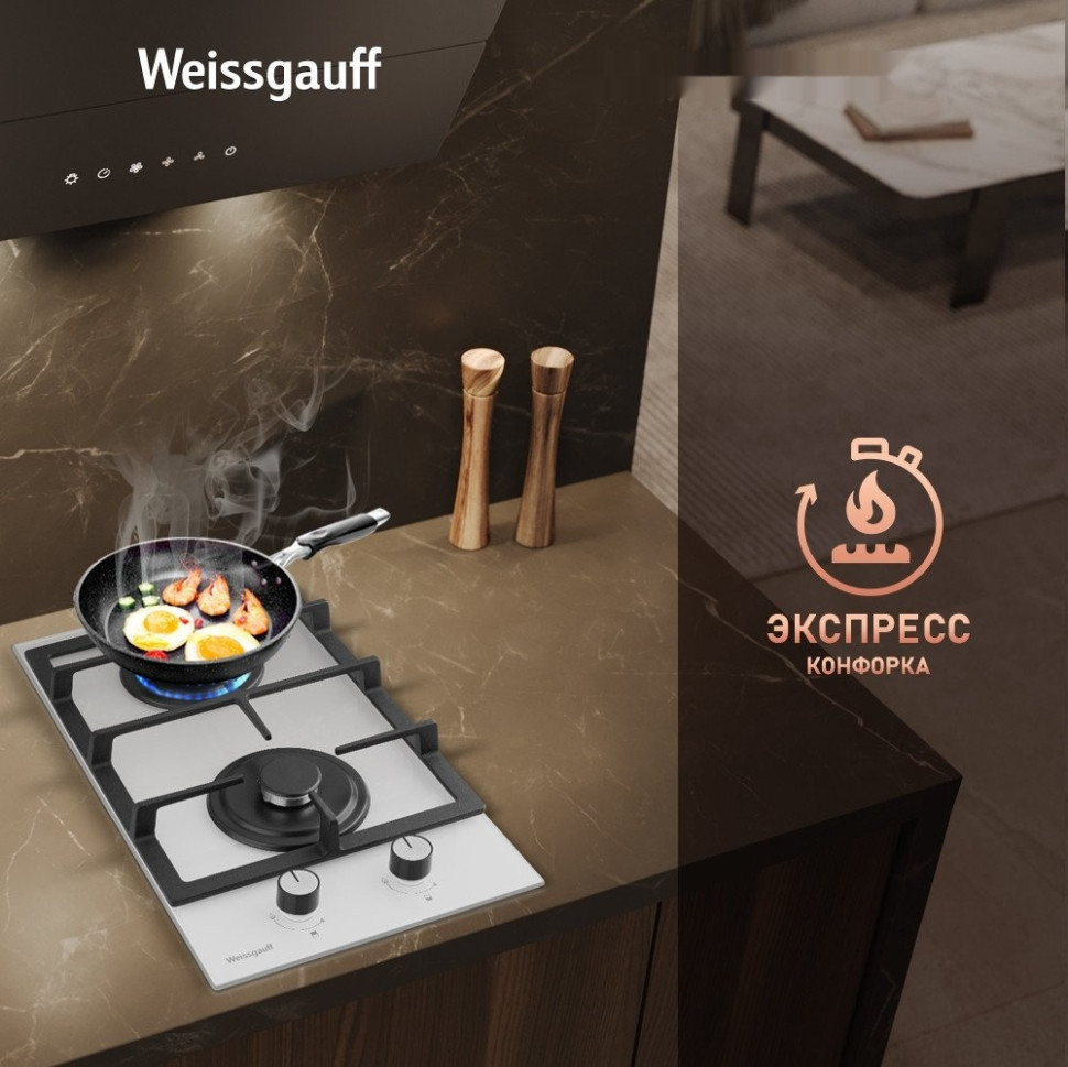 Варочная панель Weissgauff HGG 320 WGL Варочная панель Weissgauff HGG 320 WGL
