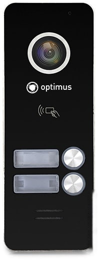 Видеодомофон Optimus DSH-1080/2 (черный)