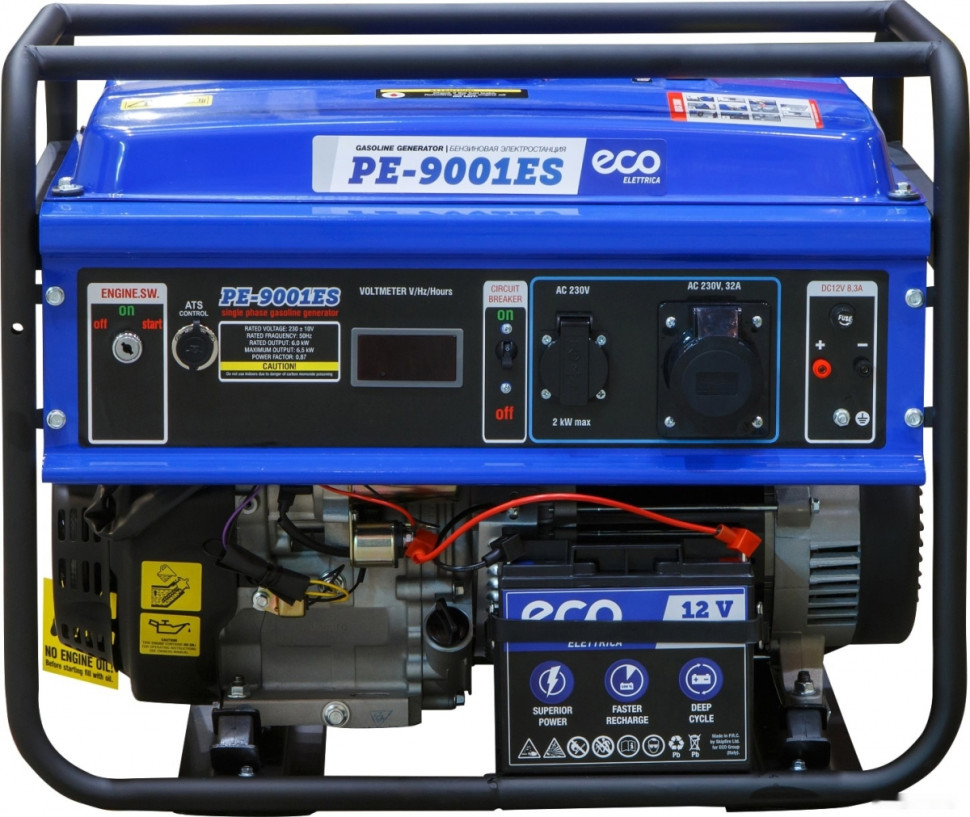 Генератор Eco PE-9001ES Генератор Eco PE-9001ES