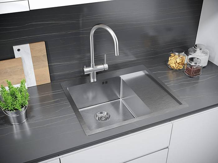 Кухонная мойка Paulmark PM225951-BSL Кухонная мойка Paulmark PM225951-BSL