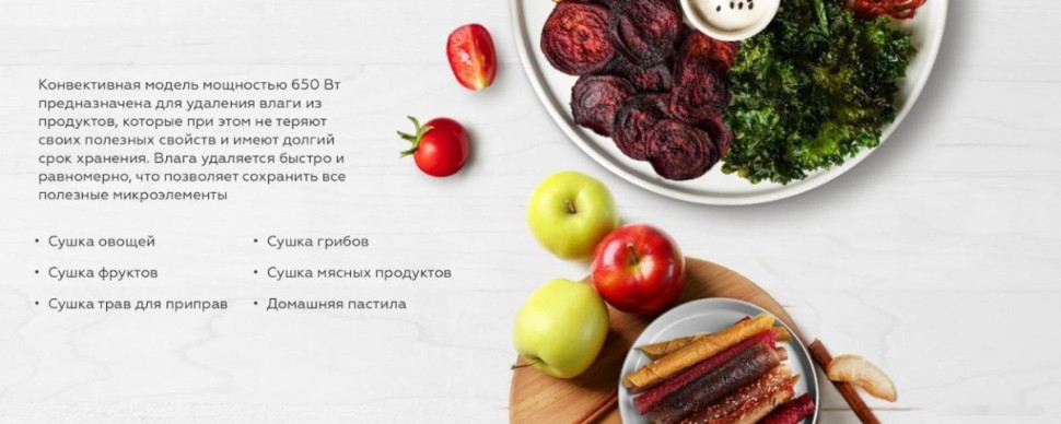 Сушилка для овощей и фруктов BQ FD9000 Сушилка для овощей и фруктов BQ FD9000