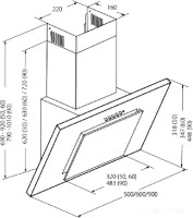 Вытяжка AKPO Nero line eco 50 WK-4 (черный)
