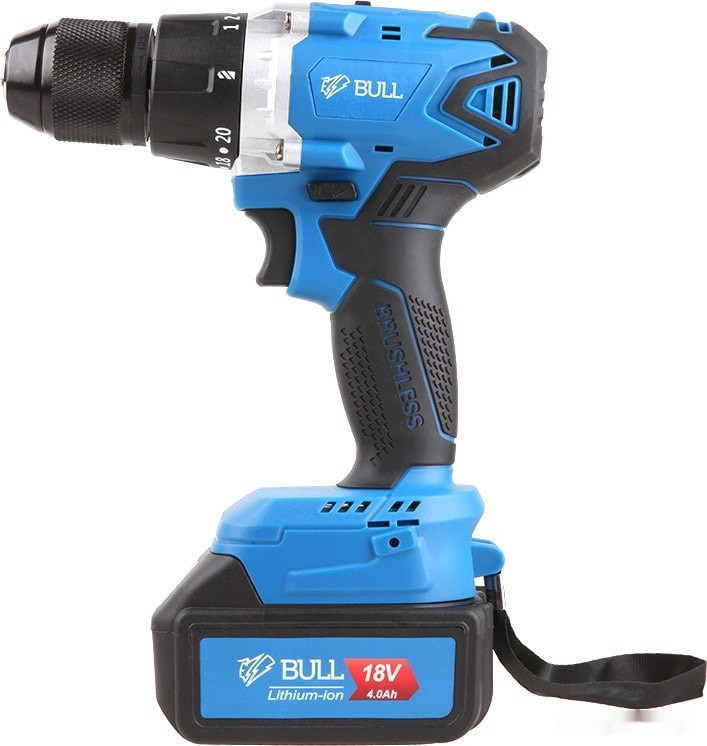 Дрель-шуруповерт Bull SR 1802 (с 2-мя АКБ, кейс) Дрель-шуруповерт Bull SR 1802 (с 2-мя АКБ, кейс)