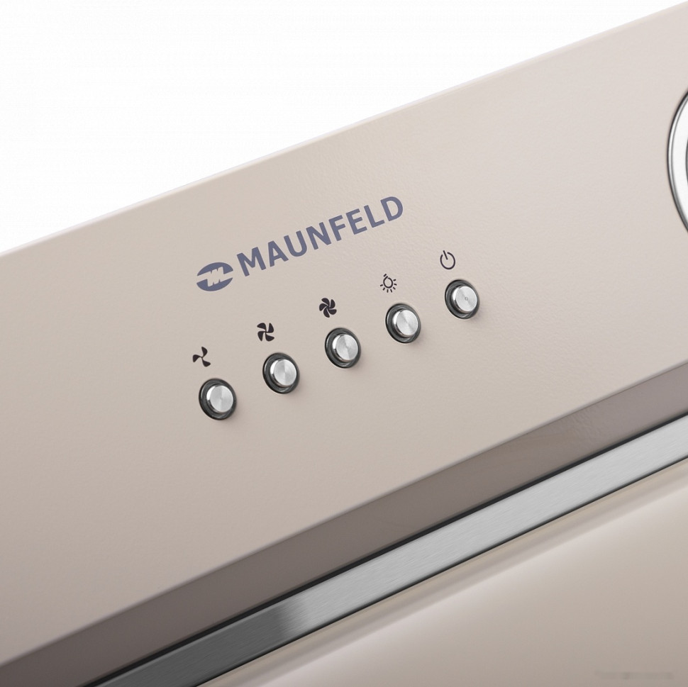 Вытяжка Maunfeld Trapeze 602IG (бежевый)