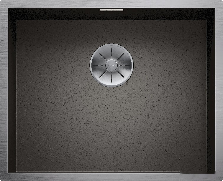 Кухонная мойка Blanco Zerox 500-U Dark Steel 526243 (без клапана-автомата)