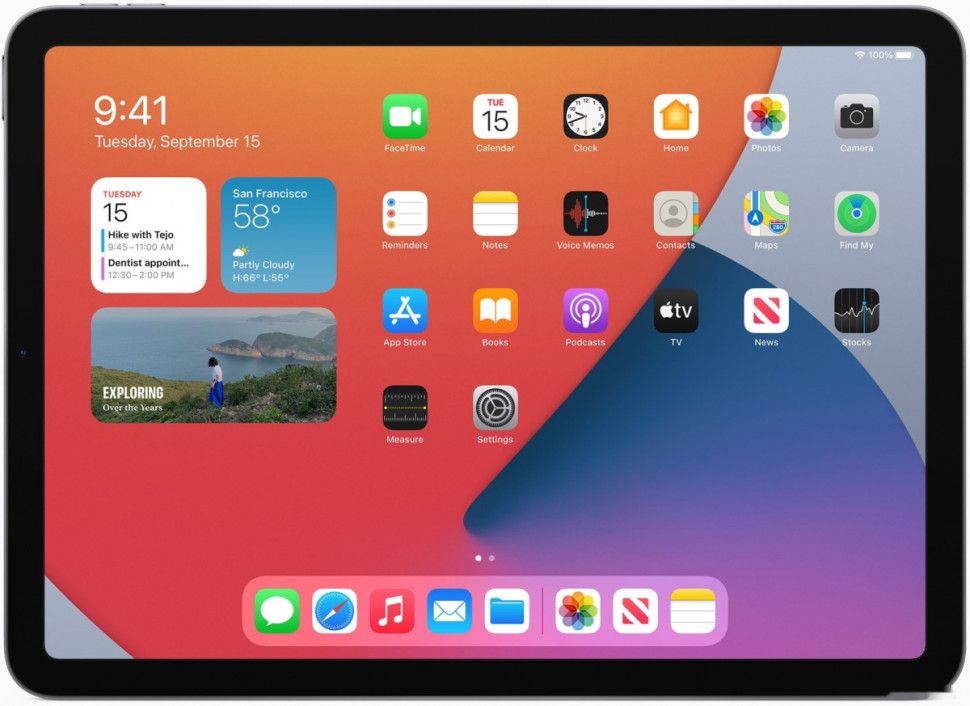 Планшет Apple iPad Air 2020 64GB (серый космос) (MYFM2)