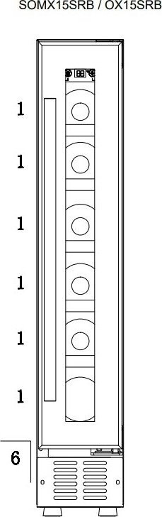 Винный шкаф Temptech CLX15SB Винный шкаф Temptech CLX15SB