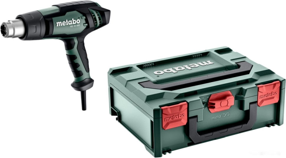 Промышленный фен Metabo HG 16-500 601067500 (с кейсом)