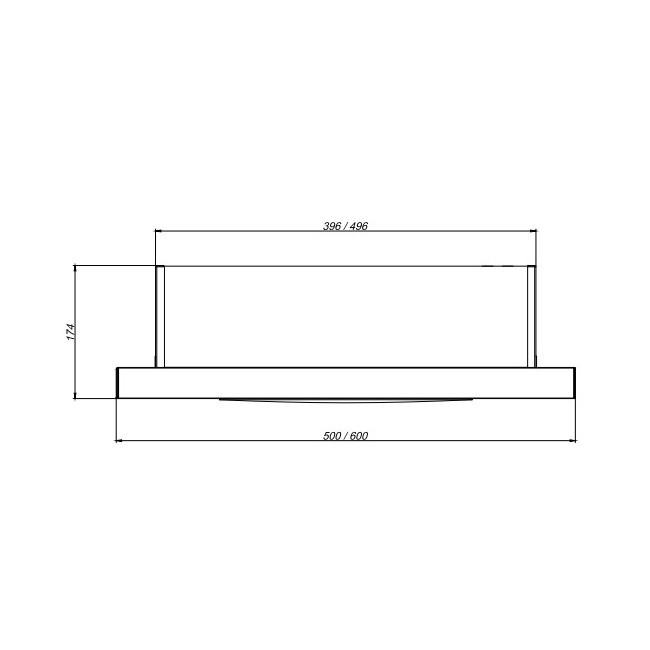 Вытяжка Elikor Slide 60П-430 (белый/белый)