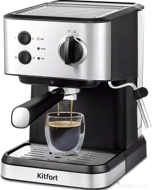 Рожковая кофеварка Kitfort KT-7138