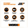 Пылесос Worx WX031.9 (без АКБ и ЗУ) Пылесос Worx WX031.9 (без АКБ и ЗУ)
