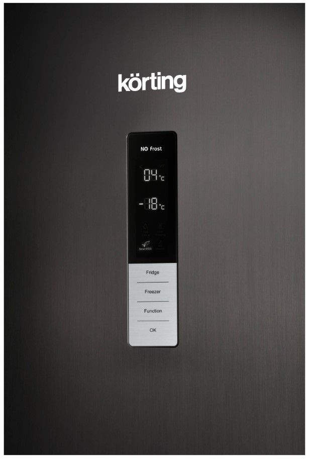 Холодильник с морозильником Korting KNFC 62370 XN Холодильник с морозильником Korting KNFC 62370 XN