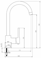 Смеситель Deante Milin BEU B62M